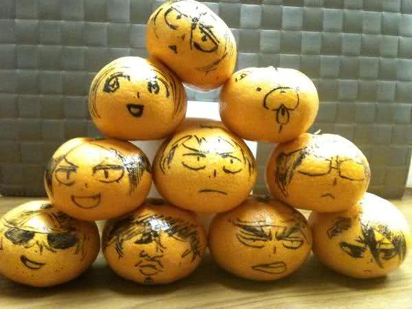 Bleach grapfruit xD Bleach grapfruit xD
